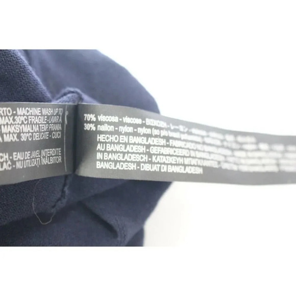 ladies blue ZARA knit shrug sweater size M - Picture 7 of 7